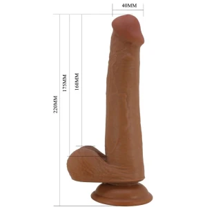 PRETTY LOVE - GRAND GODE RÃALISTE 22 CM MARRON